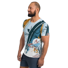 Load image into Gallery viewer, design #9 All-Over Print Men's Athletic T-shirt