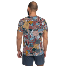 Load image into Gallery viewer, design #2 All-Over Print Men's Athletic T-shirt