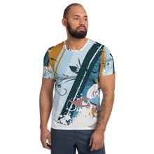 Load image into Gallery viewer, design #9 All-Over Print Men's Athletic T-shirt