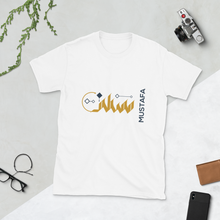 Load image into Gallery viewer, Arabic name Mustafa Short-Sleeve Unisex T-Shirt
